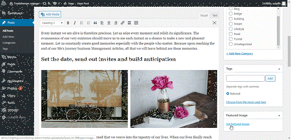 Cách đăng bài viết trên website Wordpress sử dụng Classic Editor (19)