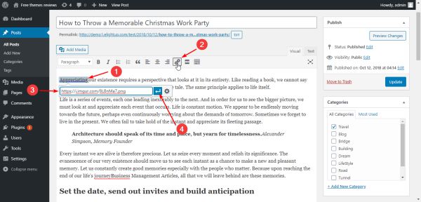 Cách đăng bài viết trên website Wordpress sử dụng Classic Editor (5)