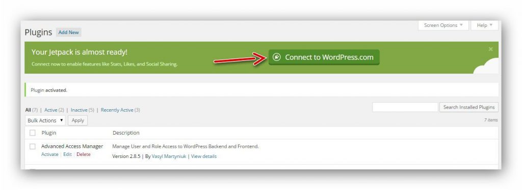 Hướng dẫn cách cài đặt plugin Jetpack trong Wordpress (2)
