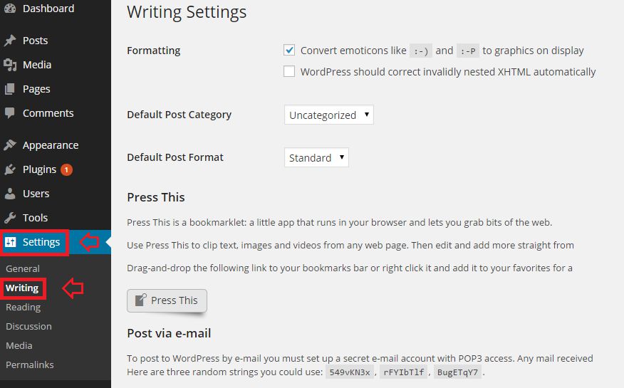 Tìm hiểu chi tiết về khu vực Settings trong WordPress (2)