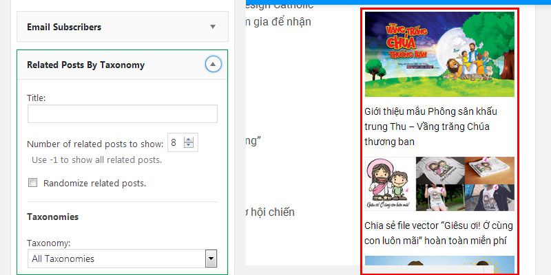 Cách tự chèn bài viết liên quan vào giữa bài viết Wordpress (2)