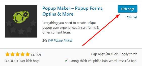 Hướng dẫn cách sử dụng Popup Maker tạo popup cho Wordpress (2)