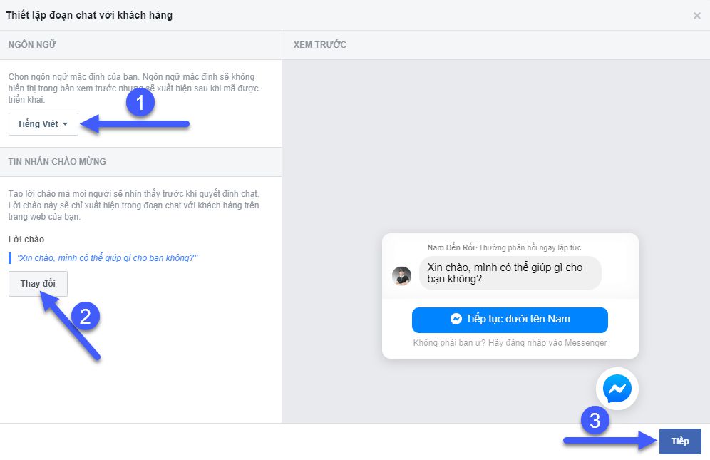 Hướng dẫn cách tích hợp Facebook chat vào website Wordpress (12)