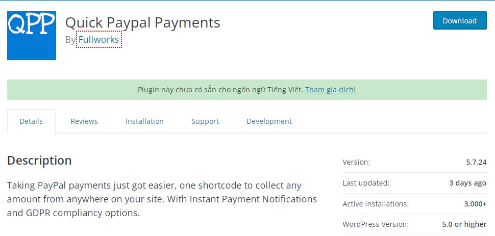 Top 9 plugin tích hợp thanh toán PayPal vào website Wordpress (1)