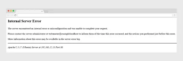 Lỗi 500 Internal Server Error trong WordPress là gì?