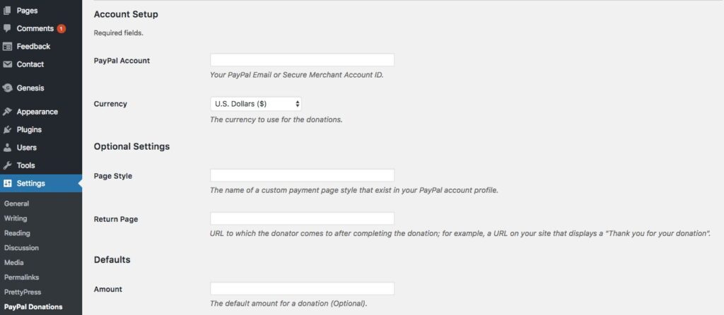 Chèn nút PayPal donate cho website WordPress thế nào? (10)