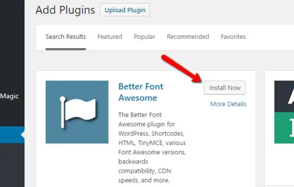 Cách add Font Awesome icon vào WordPress bằng Plugin