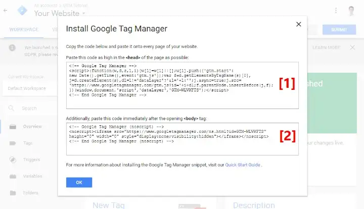 Đăng ký tài khoản Google Tag Manager