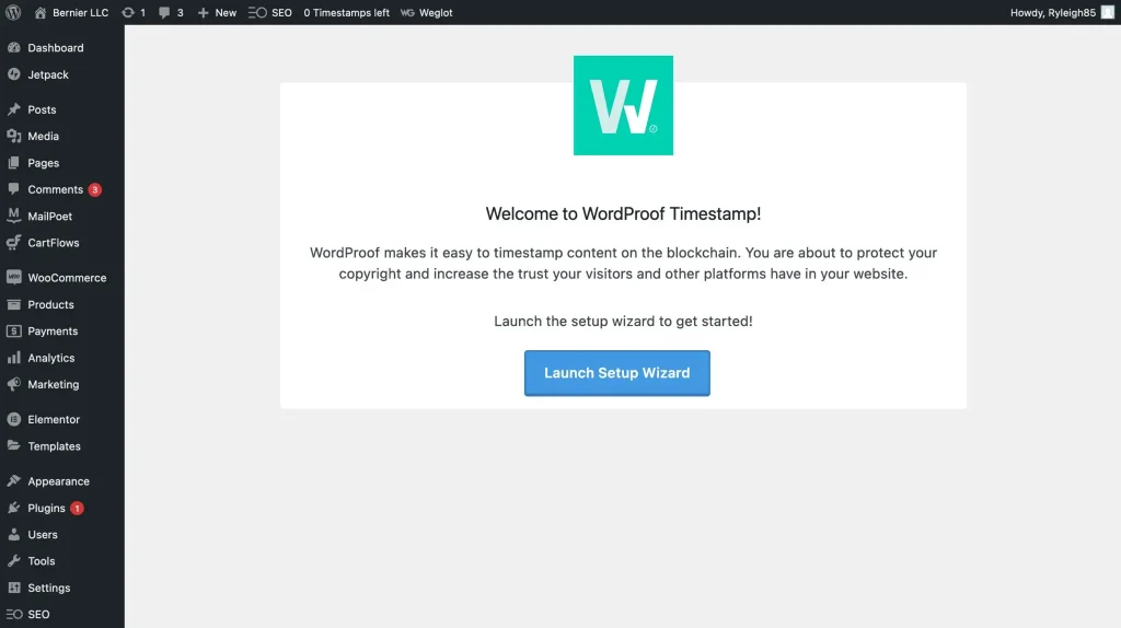 Cách add Timestamp trong WordPress