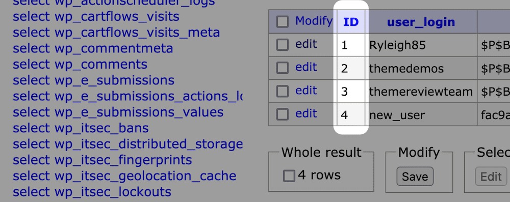 Thêm các quyền cụ thể cho user WordPress mới tạo