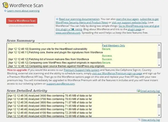 sử dụng Plugin quét Malware