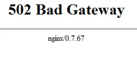 lỗi 502 bad gateway là gì